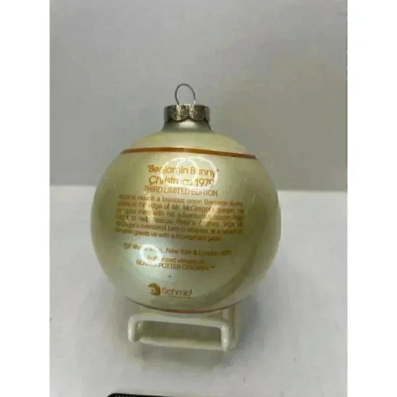 Benjamin Bunny Beatrix Potter Ornament 1979 - Picture 6 of 11